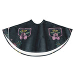 Women's Black Floral Basket Skirt