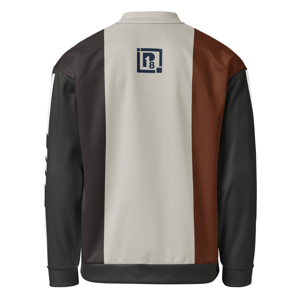 Women's Colorblock Striped Bomber Jacket