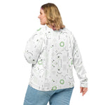 Women's Abstract Pattern Bomber Jacket