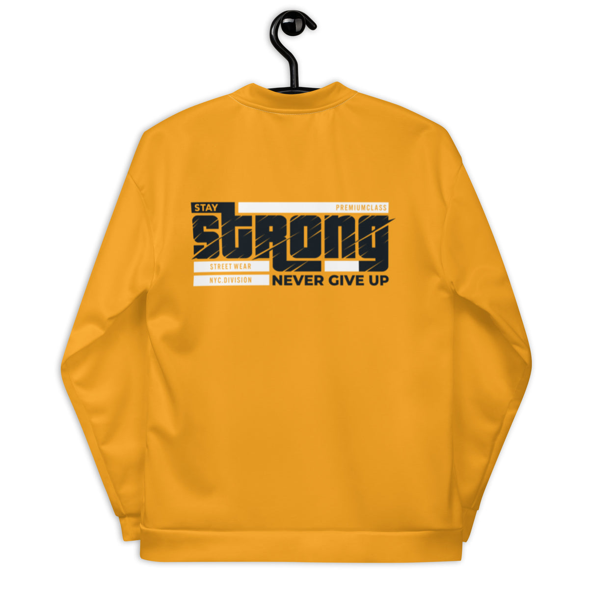 Full Sleeve Unisex Yellow Bomber Jacket