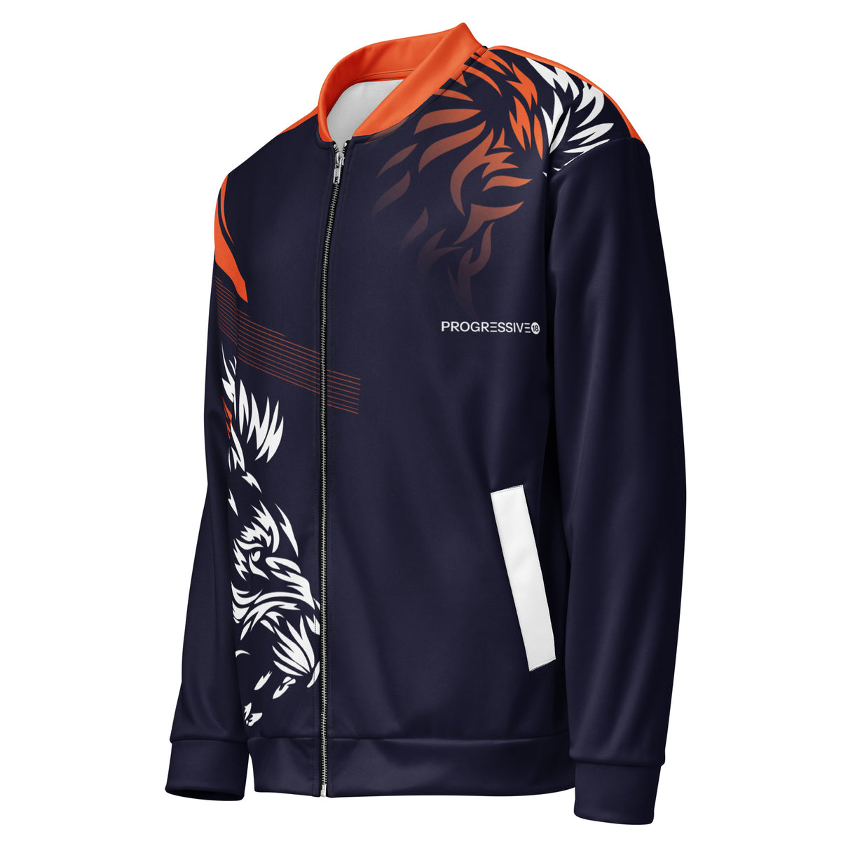 Women's Fierce Lion Graphic Bomber Jacket