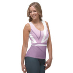 Women's Geometric Print Sleeveless Tank Top – Stylish & Performance-Ready