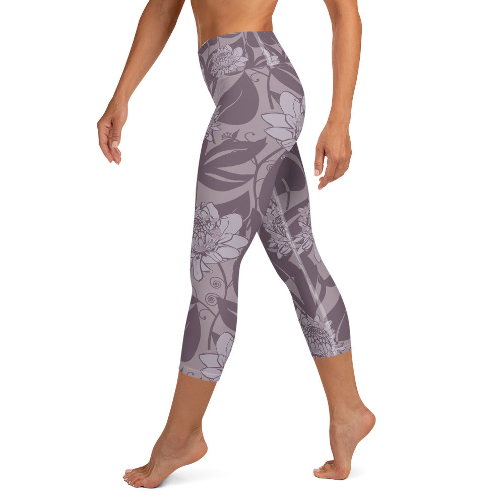 Women’s Floral Print Capri Leggings