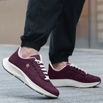 Ultra-Lightweight Breathable Sports Shoes – Burgundy