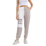 Women's Two-Tone Graphic Jogger Sweatpants