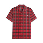 Men’s Red & Black Checkered Short Sleeve Shirt