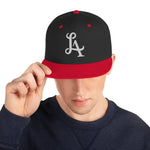 Men’s LA Embroidered Snapback Hat