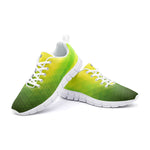 Men’s Gradient Green-Yellow Athletic Sneakers