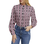 Women’s Striped Button-Up Shirt – Bold, Chic & Versatile
