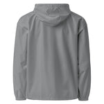 Men’s Light Gray Hooded Windbreaker