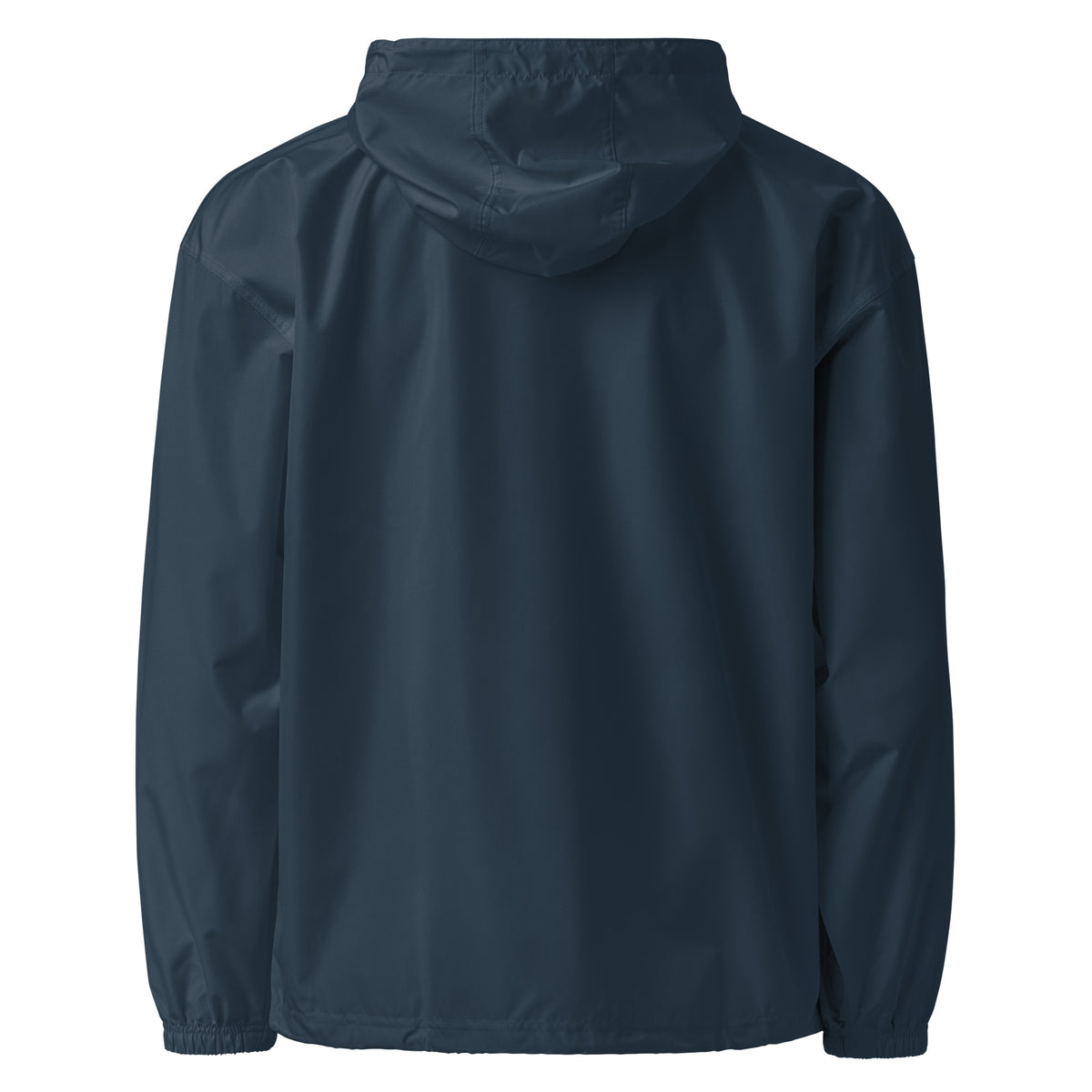 Men’s Navy Blue Hooded Windbreaker