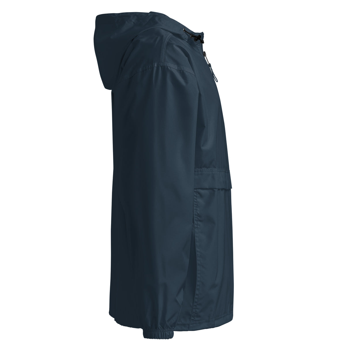 Men’s Navy Blue Hooded Windbreaker