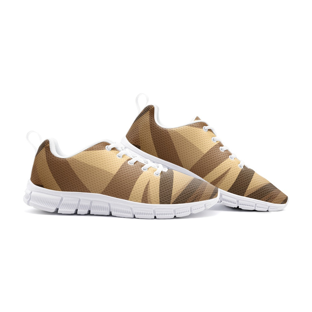 Men’s Geometric Pattern Athletic Sneakers