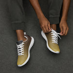 Men’s Gold-Brown Gradient Sneakers