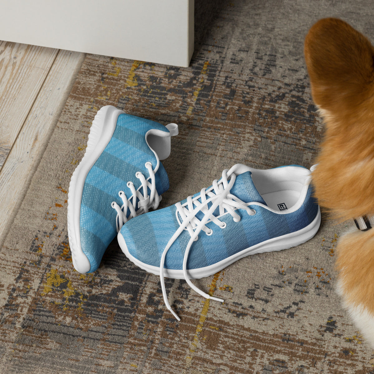 Men’s Blue Gradient Running Sneakers