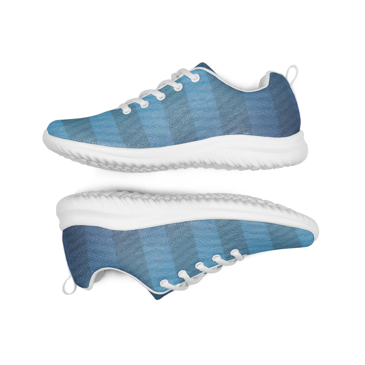 Men’s Blue Gradient Running Sneakers