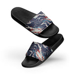Men’s Abstract Print Slides