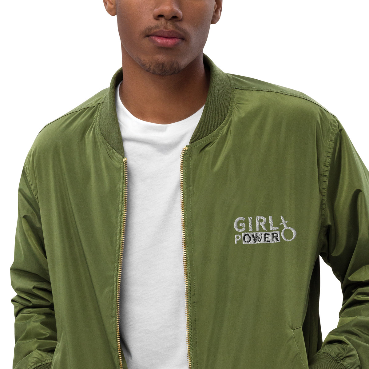 Men’s Olive Green Bomber Jacket – Trendy, Comfortable & Statement-Making