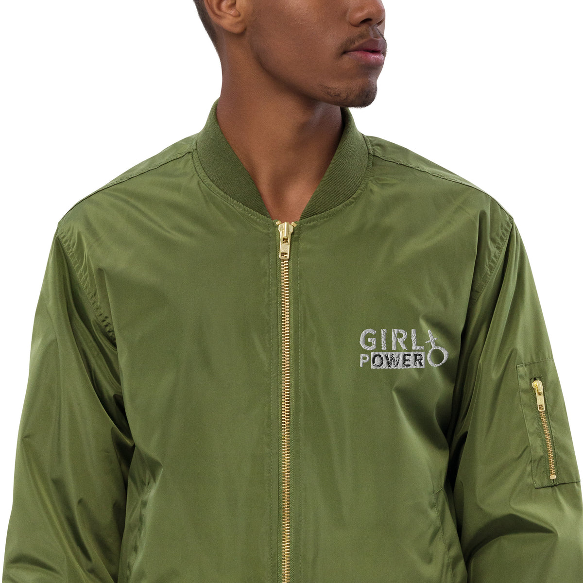 Men’s Olive Green Bomber Jacket – Trendy, Comfortable & Statement-Making