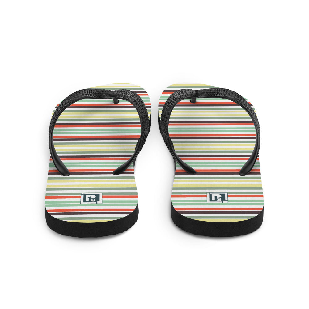 Men’s Striped Flip-Flops