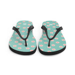 Women's Mint Blossom Flip Flops