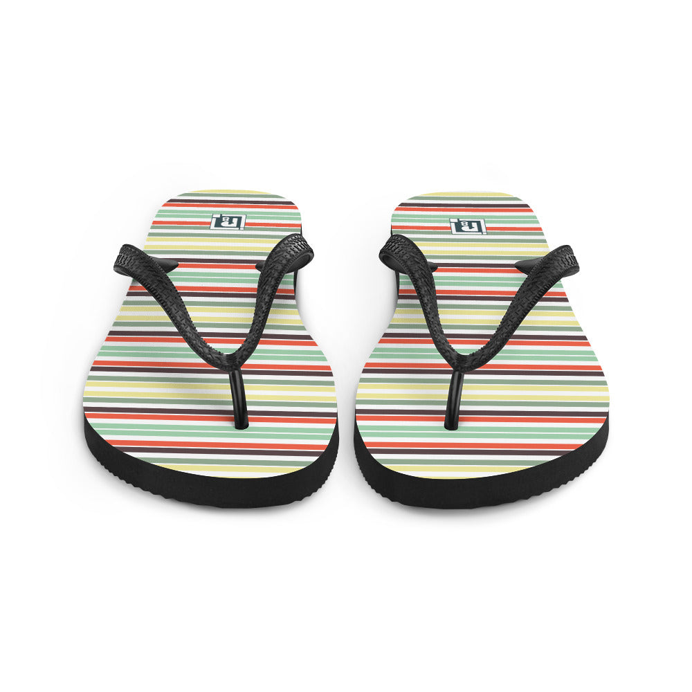 Men’s Striped Flip-Flops