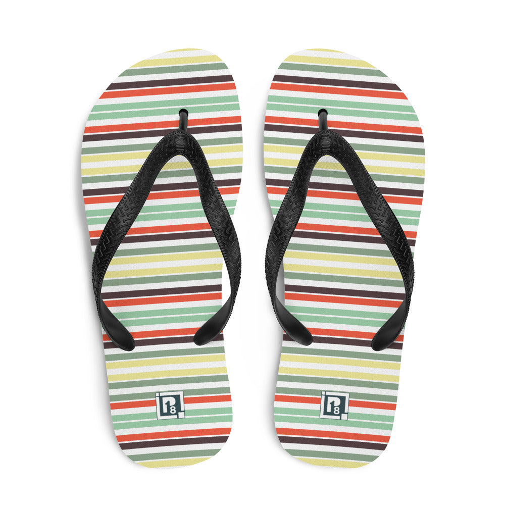 Men’s Striped Flip-Flops