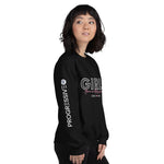 Women's Black "GIRLS - Girl Power" Graphic Sweatshirt