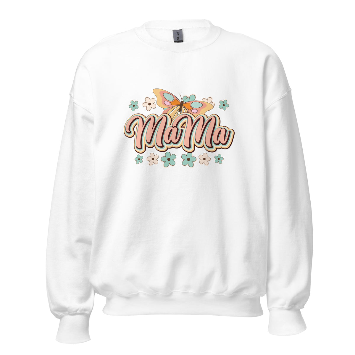 Women's "Mama" Floral Butterfly Sweatshirt