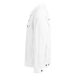 Men’s White Denim Jacket – Classic & Versatile