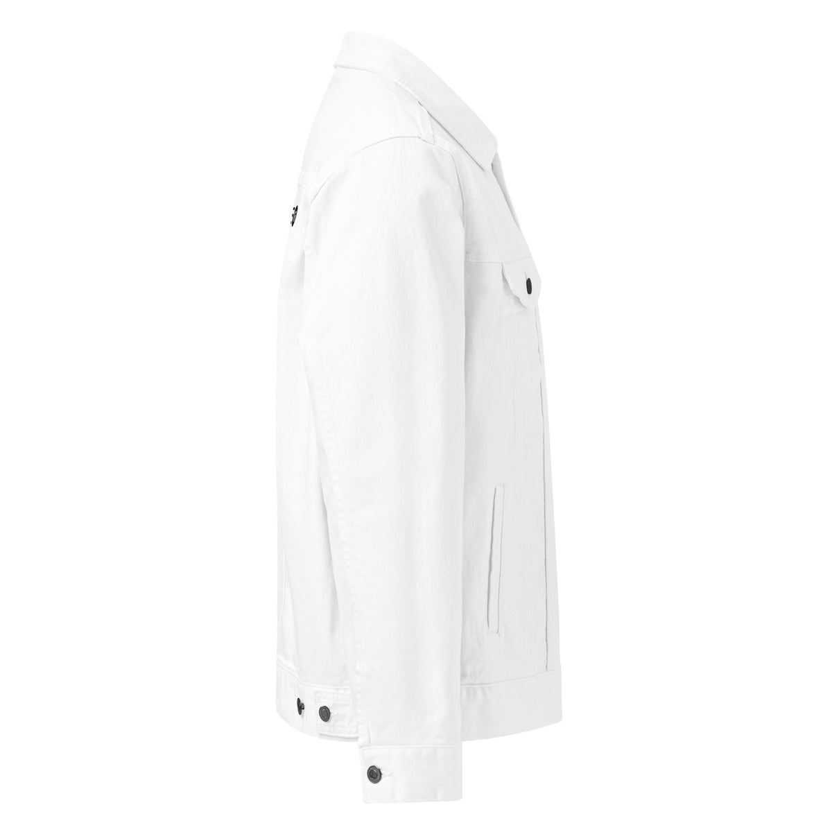 Men’s White Denim Jacket – Classic & Versatile