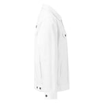 Men’s White Denim Jacket – Classic & Versatile