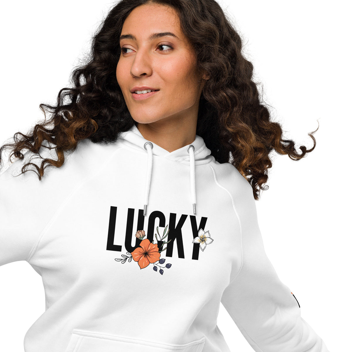 Women’s "Lucky" Floral Graphic Hoodie