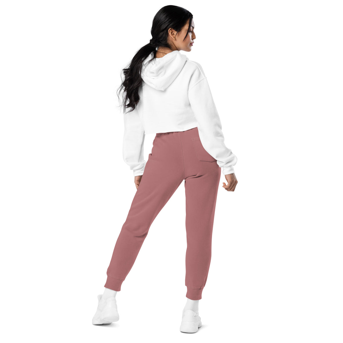 Women’s Dusty Rose Sweatpants – “RUN the World”