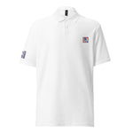 Polo Collar Half Sleeves Regular Fit White T-Shirt