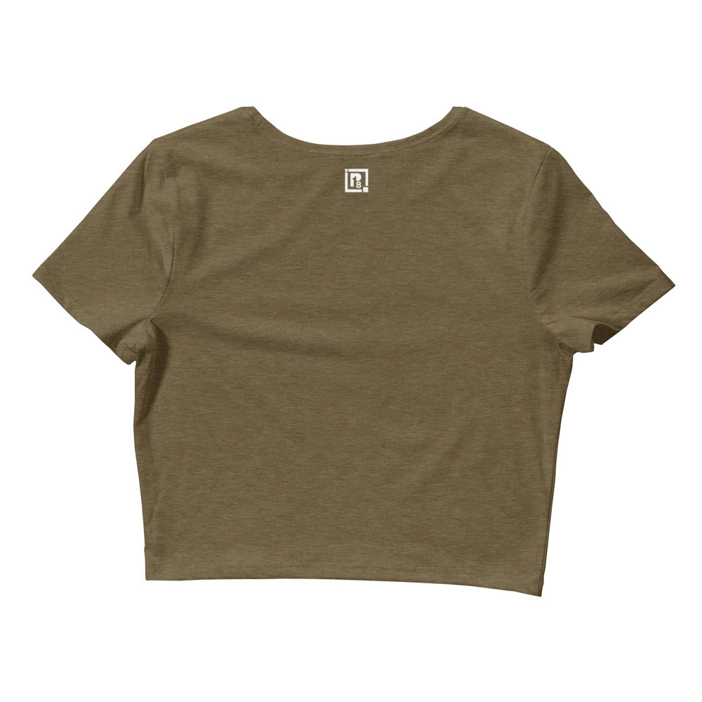 Women's "Girls Just Wanna Have Sun" Crop T-Shirt