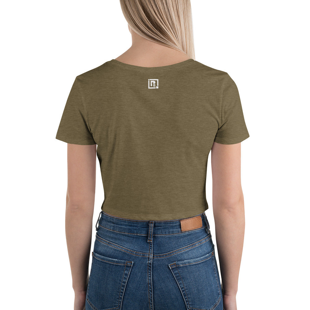 Women's "Girls Just Wanna Have Sun" Crop T-Shirt