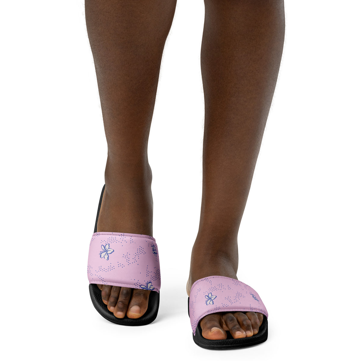 Women's Lavender Bee Slide Sandals