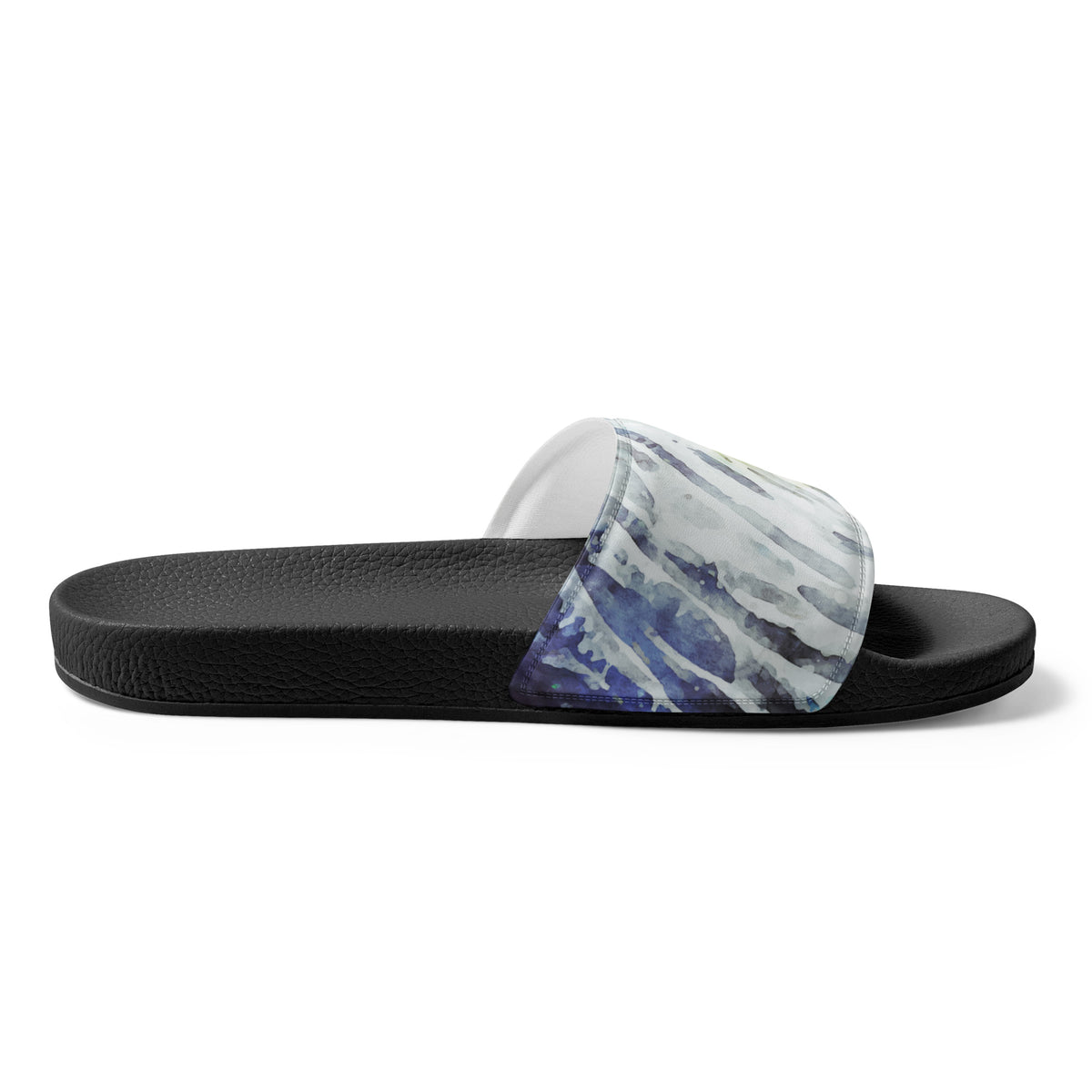 Women's Abstract Watercolor Slide Sandals