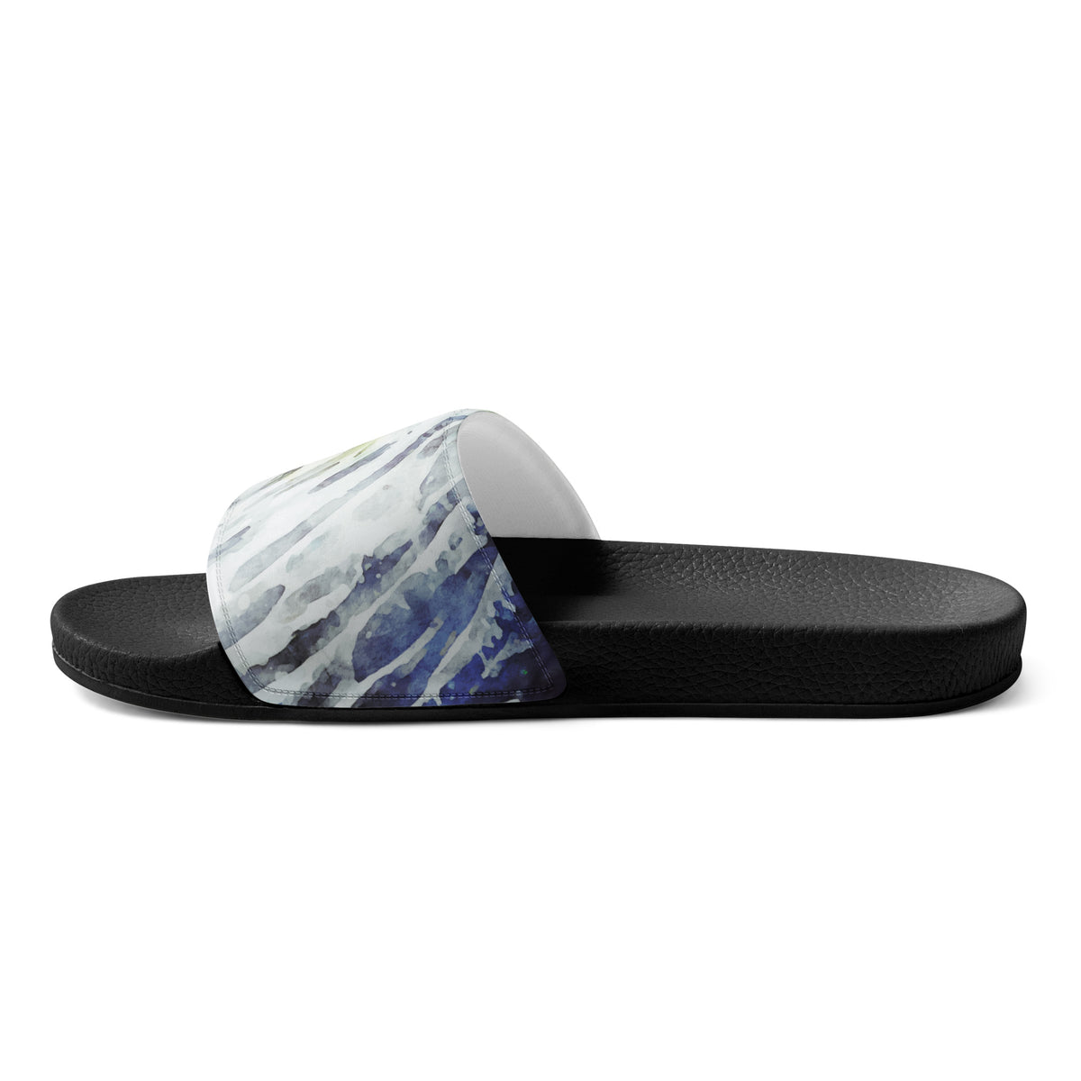 Women's Abstract Watercolor Slide Sandals