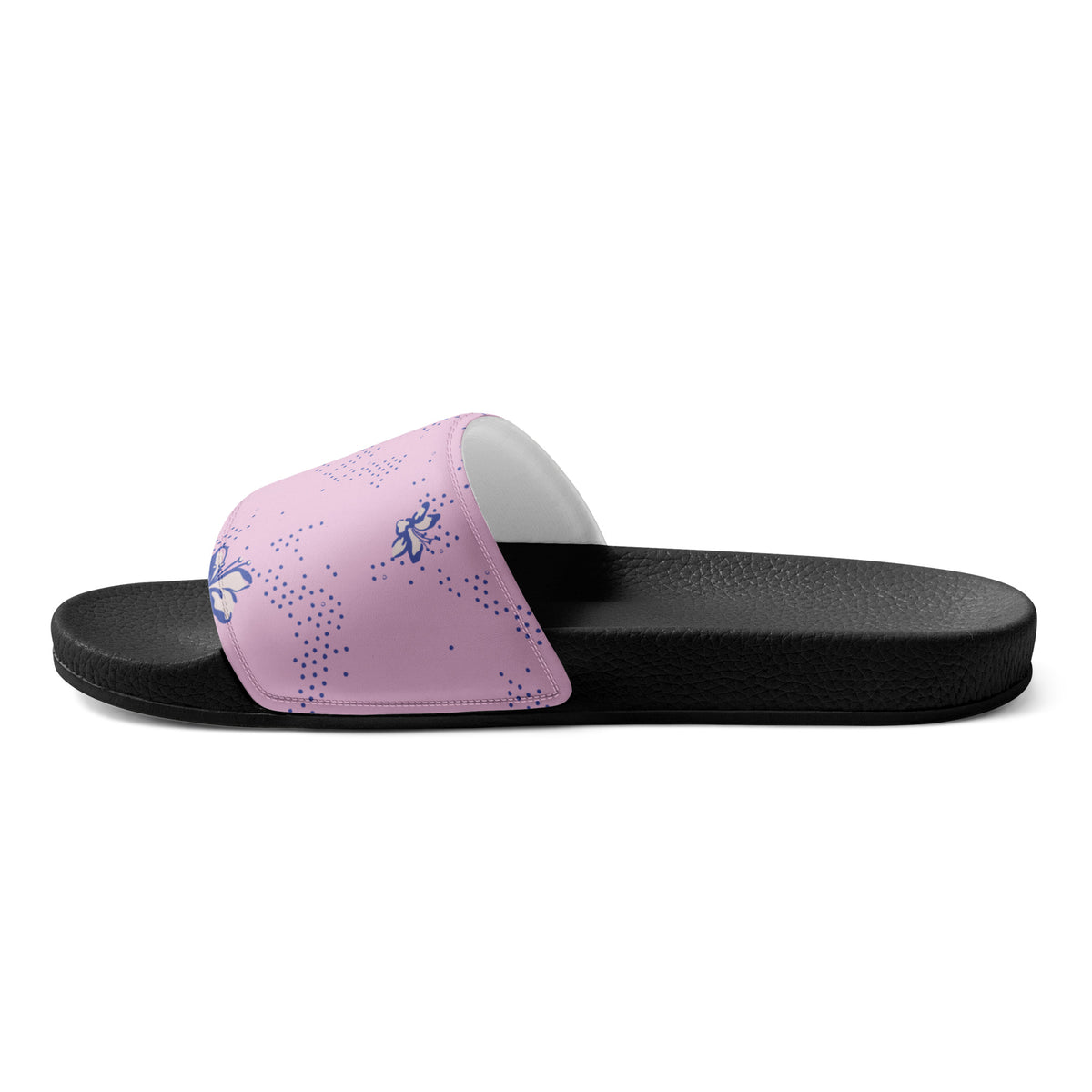 Women's Lavender Bee Slide Sandals