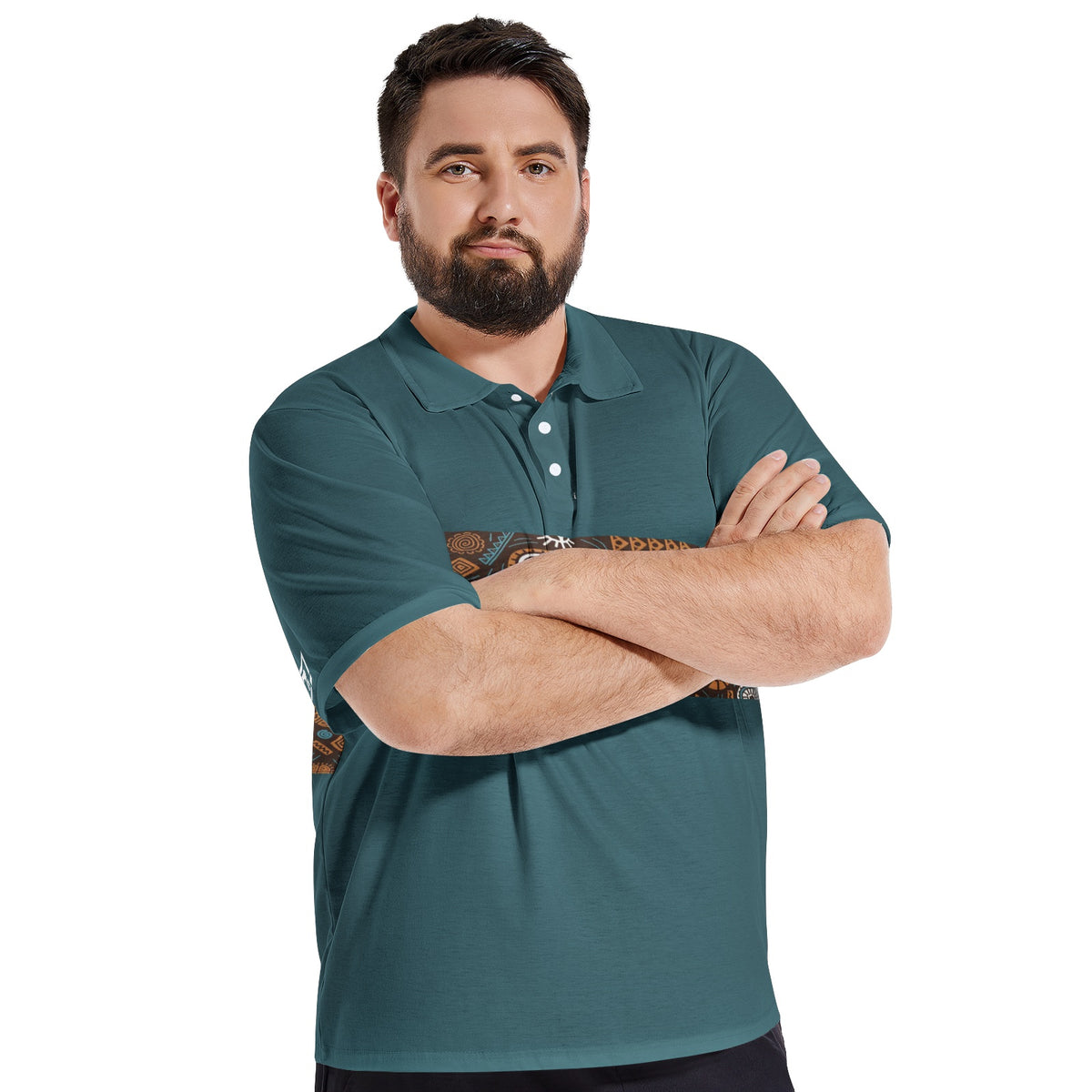 Men's All-Over-Print Polo Shirts