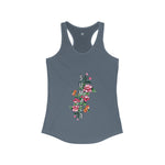 Women's "Summer" Floral Racerback Tank Top – Stylish & Lightweight