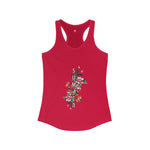 Women's "Summer" Floral Racerback Tank Top – Stylish & Lightweight