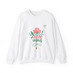 Women's "Unplug Unplug" Floral Sweatshirt