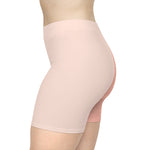Women's Two-Tone High-Waist Biker Shorts