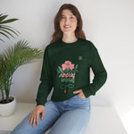 Women's "Unplug Unplug" Floral Sweatshirt