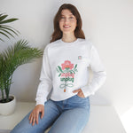 Women's "Unplug Unplug" Floral Sweatshirt