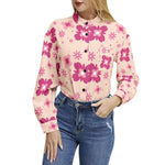 Long Sleeve Button Up Casual Shirt Top