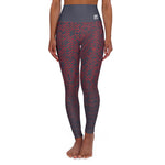 Women’s Abstract Red Pattern Leggings